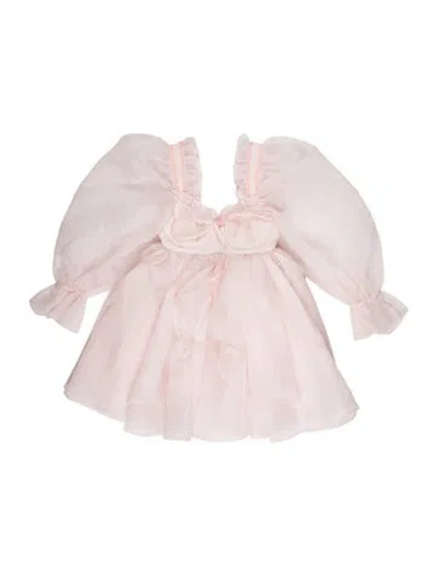 Pre-owned Selkie Strapless Mini Dress In Pink