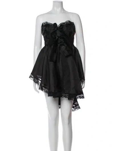 Pre-owned Selkie Strapless Mini Dress W/ Tags In Blue