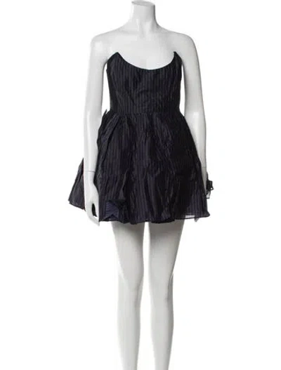 Pre-owned Selkie Striped Mini Dress W/ Tags In Blue