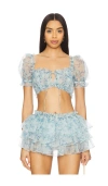 Selkie The Beverly Hills Cover Up In Baby Blue