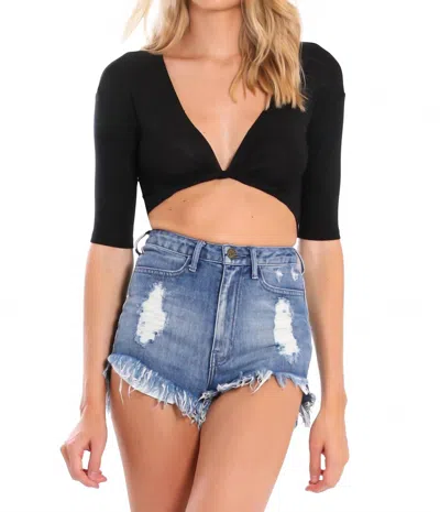 Selkie The Twisted Tee In Black