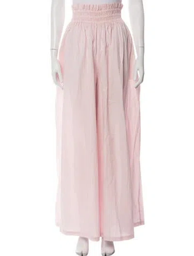 Pre-owned Selkie Wide Leg Pants In Pink
