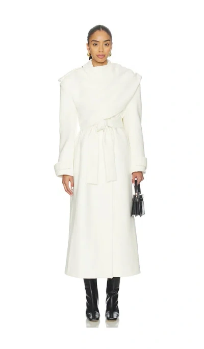 Selmacilek Cape Jacket In Ecru