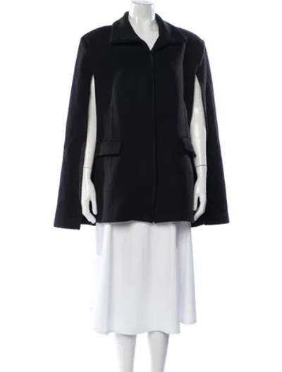 Pre-owned Selmacilek Cape W/ Tags In Black