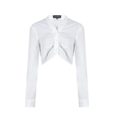 Selmacilek Chemise Courte En Lin In White