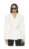 Selmacilek Daylight Blazer Jacket In White