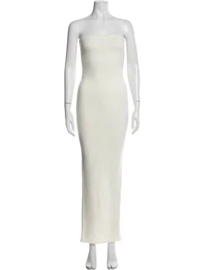 Pre-owned Selmacilek Long Skirt W/ Tags In Neutrals
