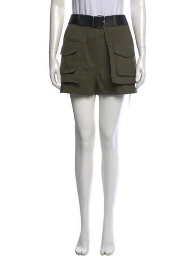 Pre-owned Selmacilek Mini Shorts In Green