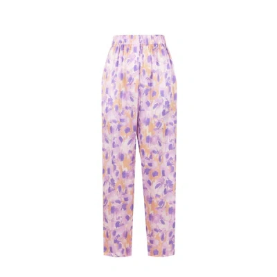 Selmacilek Straight Printed Trousers In Multicolour