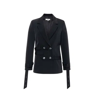 Sélone Women's Black Juni Double-breasted Blazer