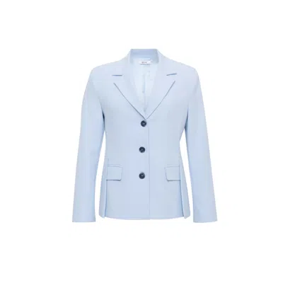 Sélone Women's Blue Aura Overlay Tailored Jacket