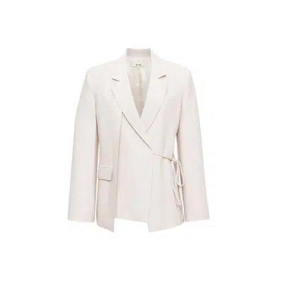 Sélone Women's Neutrals Helia Wrap Blazer