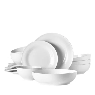 Seltmann Beat 16 Piece Dinnerware Set, Service For 4 In White