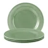Seltmann Beat Dinner Plate, Set Of 4 In Green