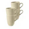 Seltmann Beat Mugs, Set Of 4 In Sand