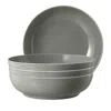 Seltmann Beat Pasta Bowl, Set Of 4 In Gray