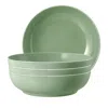 Seltmann Beat Pasta Bowl, Set Of 4 In Green