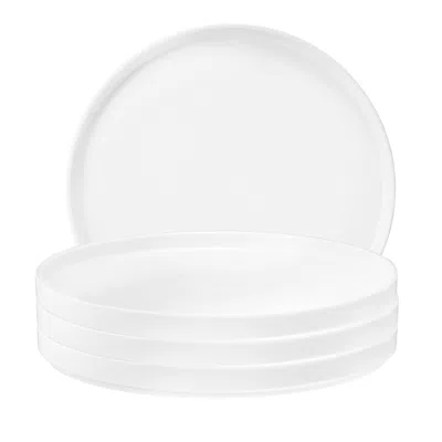 Seltmann Good Mood Dinner Plate, Set Of 4 In White