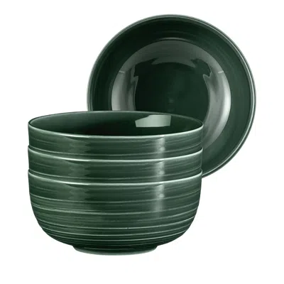 Seltmann Terra Bowls, Set Of 4 In Green