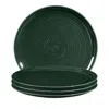 Seltmann Terra Dinner Plates, Set Of 4 In Green