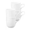 Seltmann Terra Mugs, Set Of 4 In White