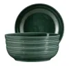 Seltmann Terra Pasta Bowls, Set Of 4 In Green