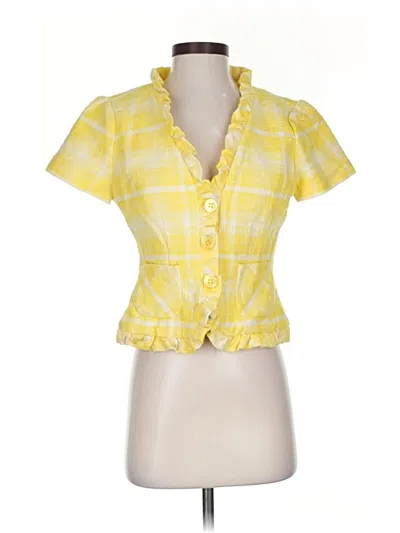 Pre-owned Semantiks Vest In Yellow