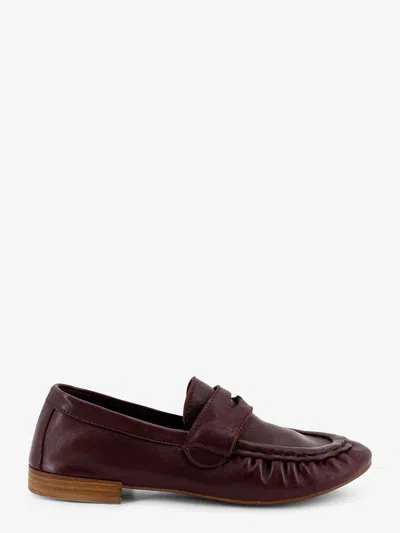 Semelle Laminated Leather Loafers In Multi