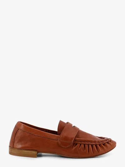 Semelle Leather Loafers In Brown