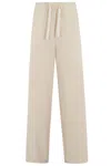 Semicouture Semi Couture Alix Wide-leg Trousers In Neutrals