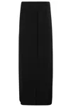 Semicouture Semi Couture Clemence High-waisted Midi Skirt In Black