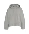 Shop Semicouture Semi Couture Hoodie With Side Slits In Grey