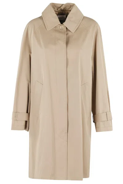 Semicouture Semi Couture Ingrid Trench Coat In Beige