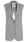 SEMICOUTURE SEMI COUTURE IPPOLITA TAILORED SEMI COUTURE GILET