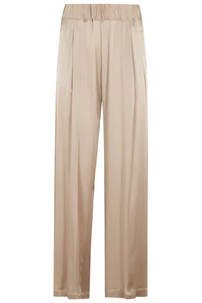Semicouture Semi Couture Jhonny Wide-leg Trousers In Neutrals