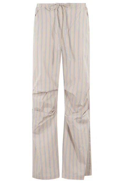 Semicouture Semi Couture Safari-inspired Semi-couture Pants In Grey