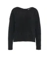 Semicouture Semi Couture Sweater In Lamé Yarn 'emerentienne' In Black