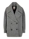 Semicouture Dominiq Coat Clothing In Gris