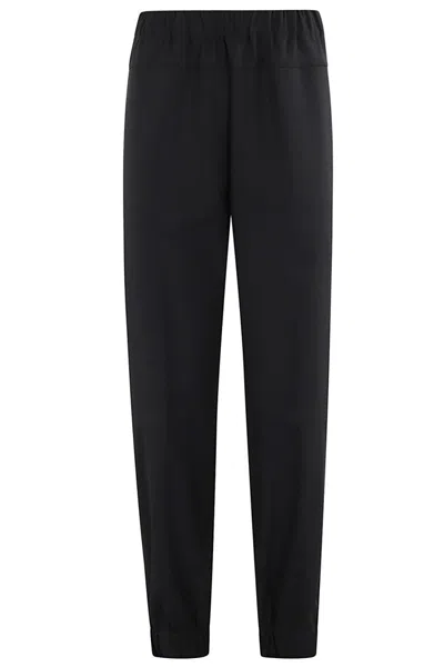 Semicouture Semi Couture Adelasia Tailored Jogger Pants In Blue