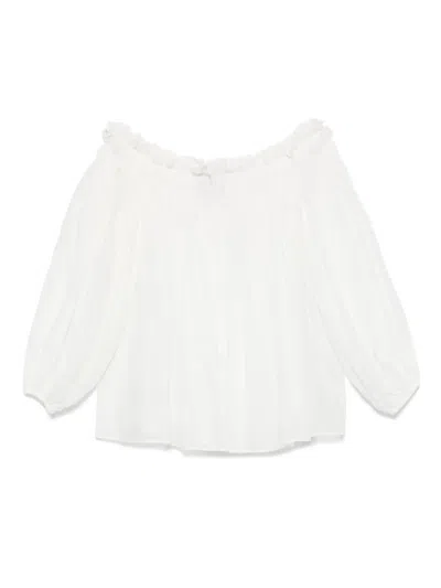 Semicouture Alessia Blouse In White