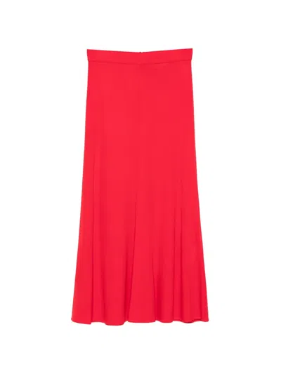 Semicouture A-line Skirt In Red