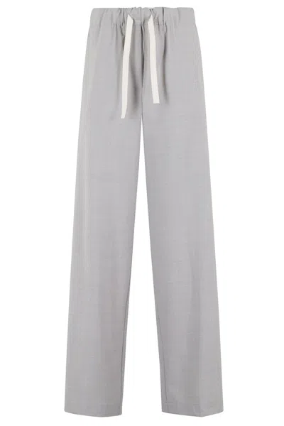 SEMICOUTURE ALIX WIDE-LEG TROUSERS