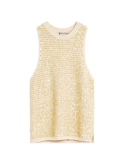 Semicouture Alona Top In White