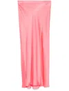 Semicouture Ambra Maxi Skirt In 粉色