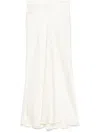 Semicouture Ambra Midirock In Nude