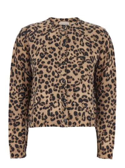 Semicouture Animalier Cardigan