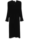 Semicouture Apolline Midi Dress In Black