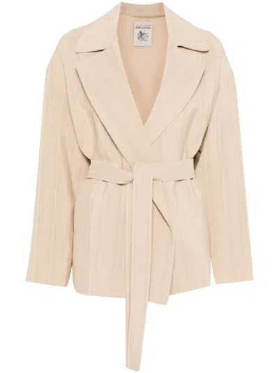 Semicouture Astree Jacket In Neutrals