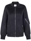 Semicouture Cuffed Hem Side Pockets Zip Pocket In Gray