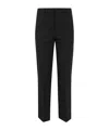 Semicouture Belt-loop Casual Pants In Black